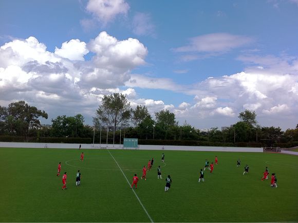 2011/09/11 保土ヶ谷公園サッカー場着