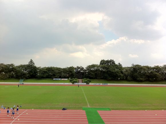 2011/09/19 武蔵野陸上競技場着
