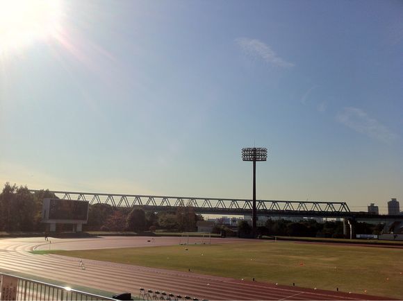 2011/12/10 江東区夢の島競技場着