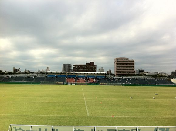 2011/10/02 西が丘サッカー場着