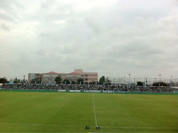 2011/10/15 西が丘サッカー場着