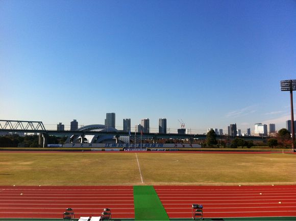 2011/12/10 江東区夢の島競技場着 2011/12/10 江東区夢の島競技場着