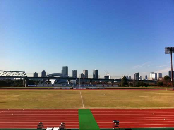 2011/12/10 江東区夢の島競技場着