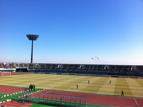 2011/12/24 熊谷スポーツ文化公園陸上競技場着