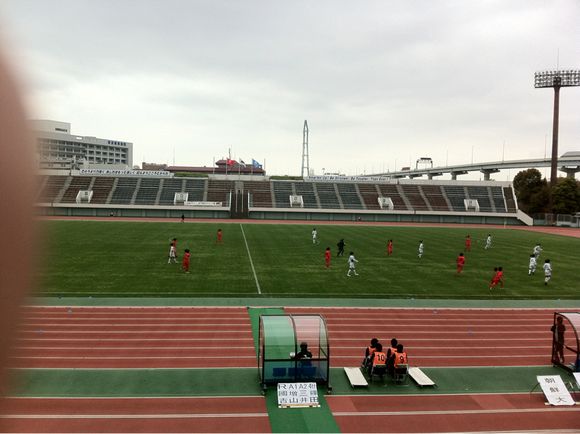 2012/04/21 江戸川区陸上競技場着