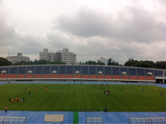 2012/06/16 駒沢オリンピック公園陸上競技場着