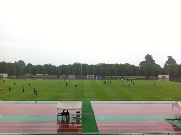 2012/07/21 川越運動公園陸上競技場着