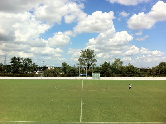 2012/08/05 保土ヶ谷公園サッカー場着