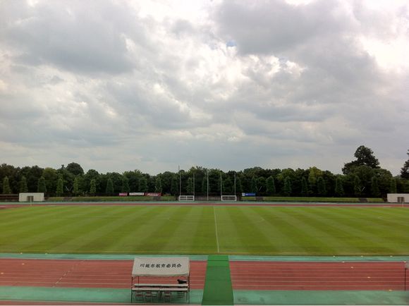 2012/08/04 川越運動公園陸上競技場着