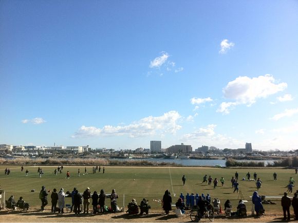 2013/01/26 馬入ふれあい公園サッカー場着