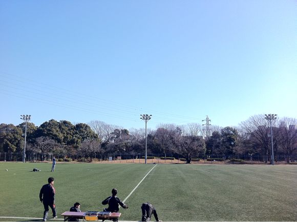 2013/02/24 駒沢補助競技場着 2013/02/24 駒沢補助競技場着