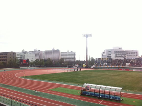 2012/12/31 江戸川区陸上競技場着