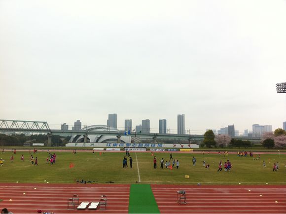 2013/03/31 江東区夢の島競技場着