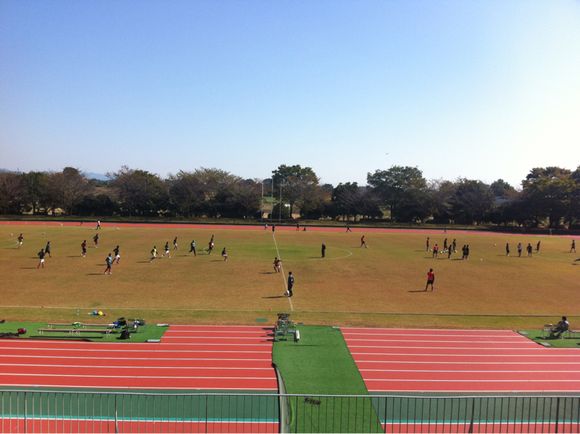 2012/10/21 前橋総合運動公園陸上競技場着