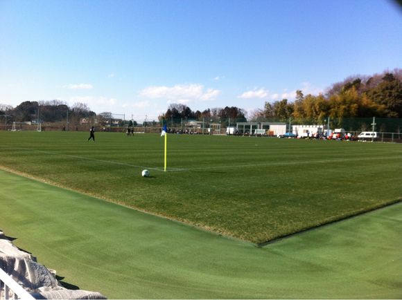 2013/02/20 秋葉の森公園サッカー場着