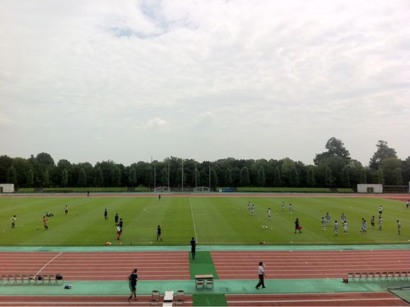 2013/08/03 川越運動公園陸上競技場着