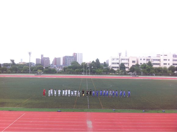 2013/06/23 朝霞中央公園陸上競技場着