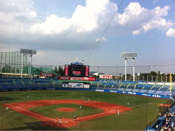 2013/07/07 神宮球場着