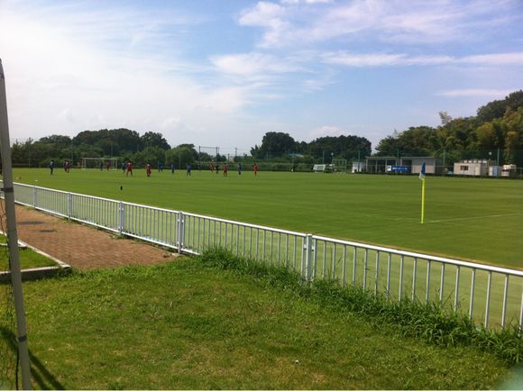 2013/08/03 秋葉の森総合公園サッカー場着