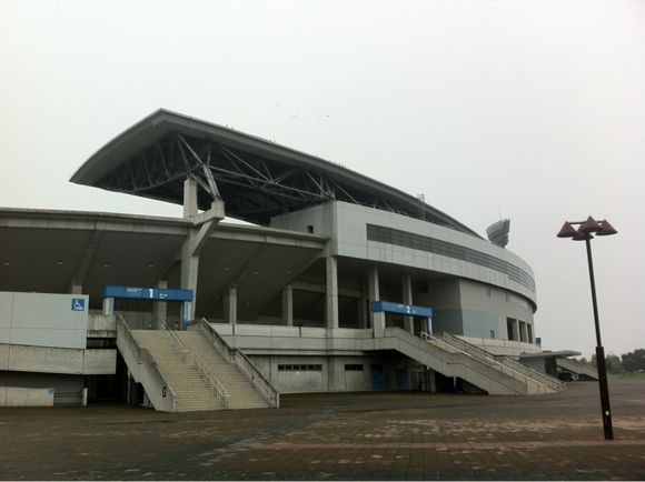 2013/09/08 熊谷スポーツ文化公園陸上競技場着