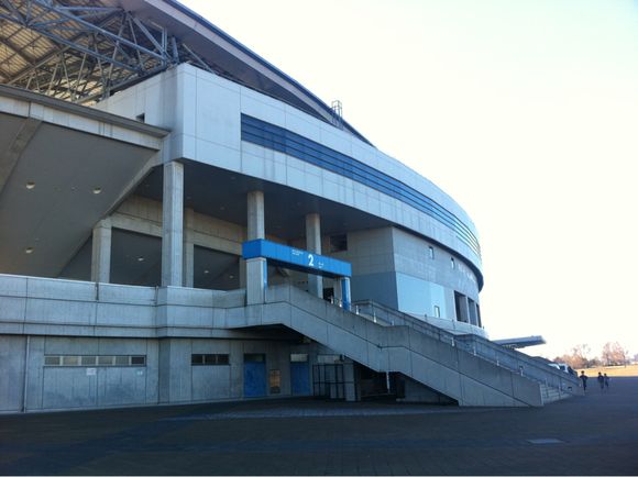 2014/01/19 熊谷スポーツ文化公園陸上競技場着