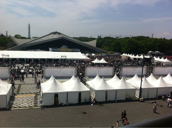 2014/05/03 駒沢オリンピック公園陸上競技場に移動