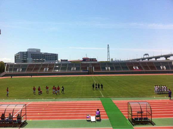 2014/05/18 江戸川区陸上競技場着