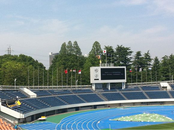2014/05/03 駒沢オリンピック公園陸上競技場に移動