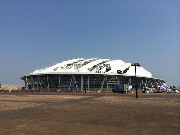 2014/07/27 熊谷スポーツ文化公園陸上競技場…その周辺に着