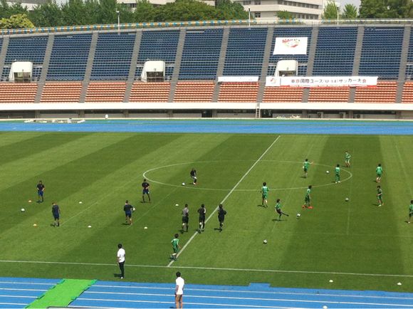 2014/05/03 駒沢オリンピック公園陸上競技場に移動