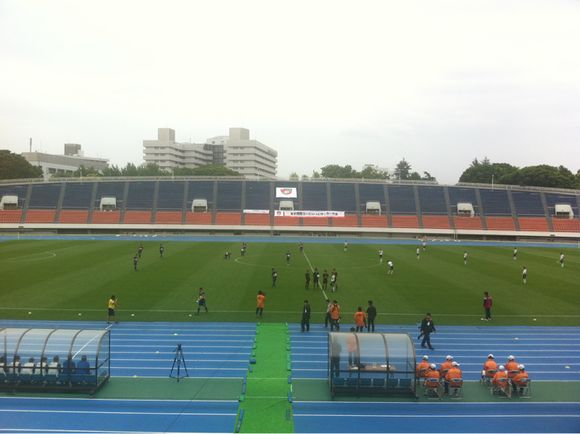 2014/05/05 駒沢オリンピック公園陸上競技場着