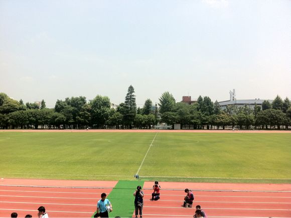 2014/05/24 川口青木公園陸上競技場着