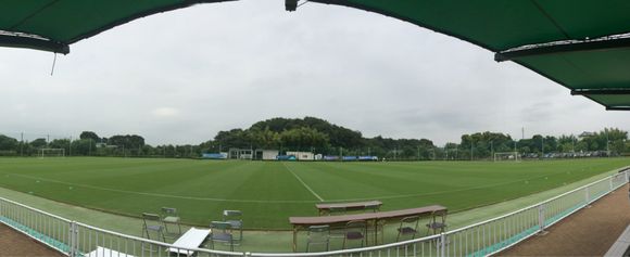 2014/08/16 秋葉の森総合公園サッカー場着