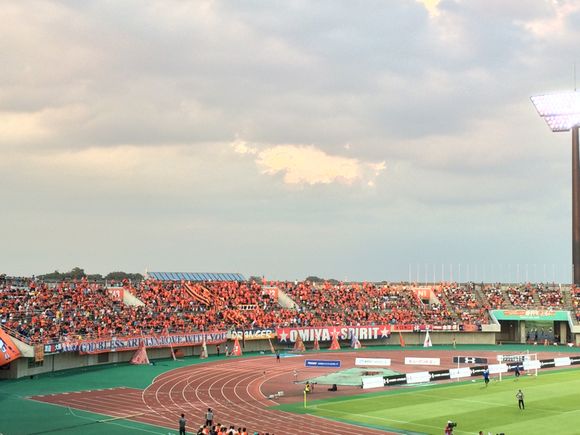 2014/09/13 熊谷スポーツ文化公園陸上競技場着