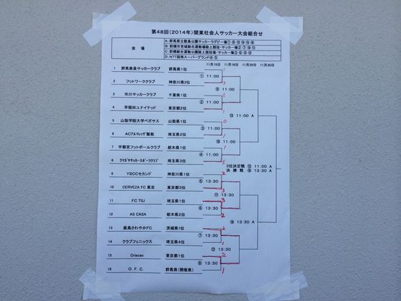 2014/11/16 前橋総合運動公園陸上競技、サッカー場着