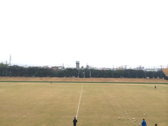 2014/11/29 群馬県立敷島公園サッカー・ラグビー場着