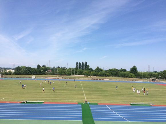 2015/05/17 しらこばと運動公園陸上競技場着