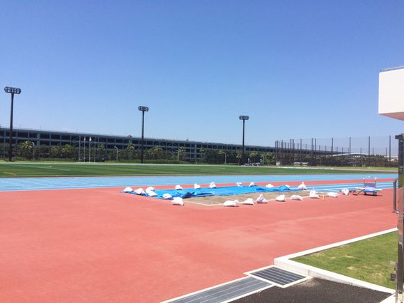 2015/05/30 浦安市運動公園陸上競技場着