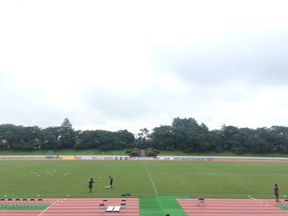 2015/06/27 武蔵野陸上競技場着
