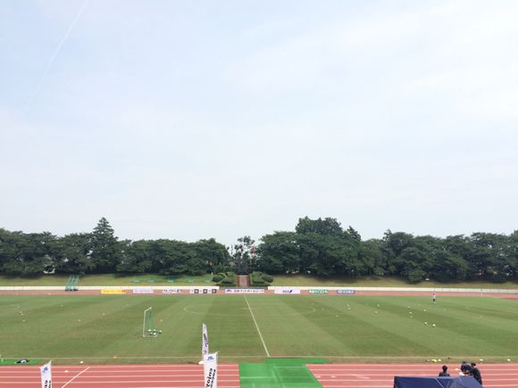 2015/07/25 武蔵野陸上競技場着