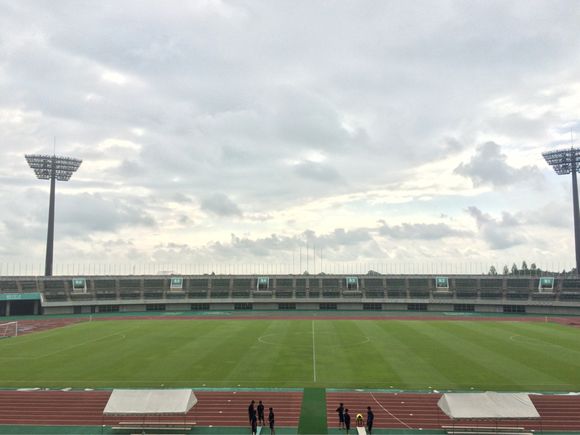 2015/08/15 熊谷スポーツ文化公園陸上競技場着