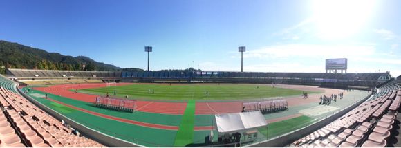 2015/11/21 高知県立春野総合運動公園陸上競技場着