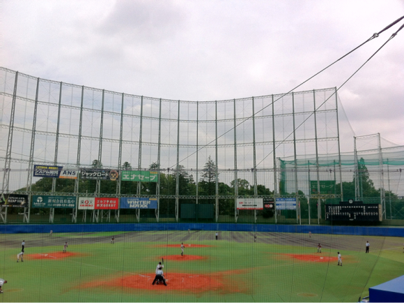 2016/07/16 神宮第二球場着