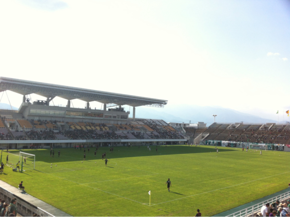 2016/09/03 松本平広域公園総合球技場アルウィン着