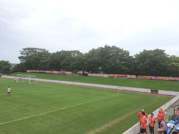 2015/07/18 保土ヶ谷公園サッカー場着