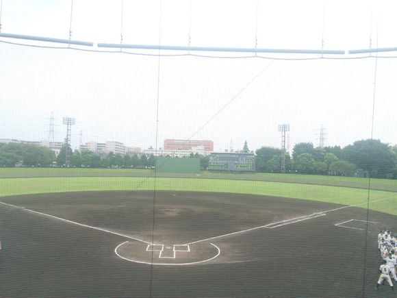 2015/09/06 朝霞中央公園野球場着