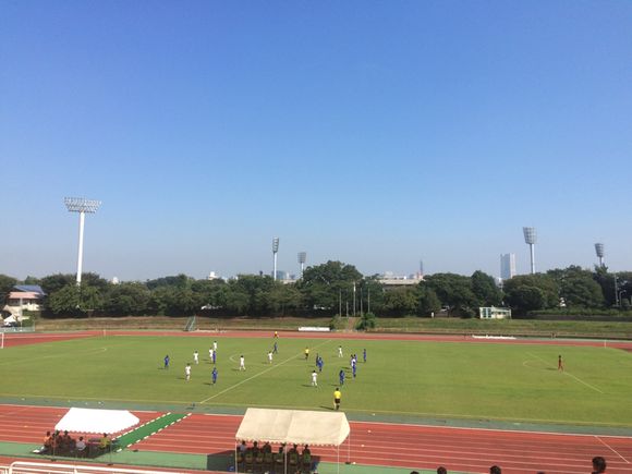 2015/09/19 三ツ沢公園陸上競技場着