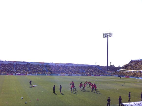 2016/02/27 日立柏サッカー場着