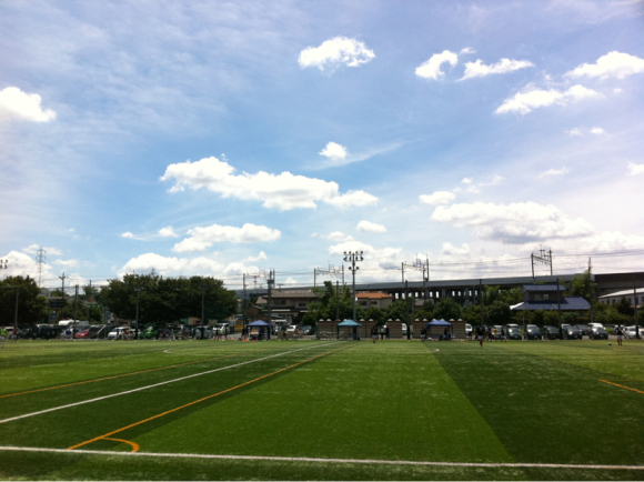 2016/07/10 清瀬内山運動公園サッカー場A(旧下宿第三公園サッカー場)着