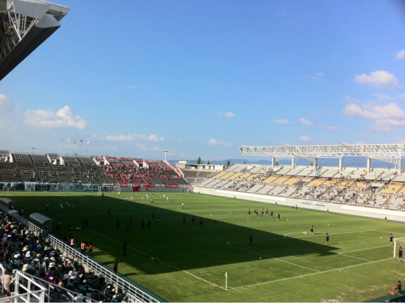 2016/09/03 松本平広域公園総合球技場アルウィン着